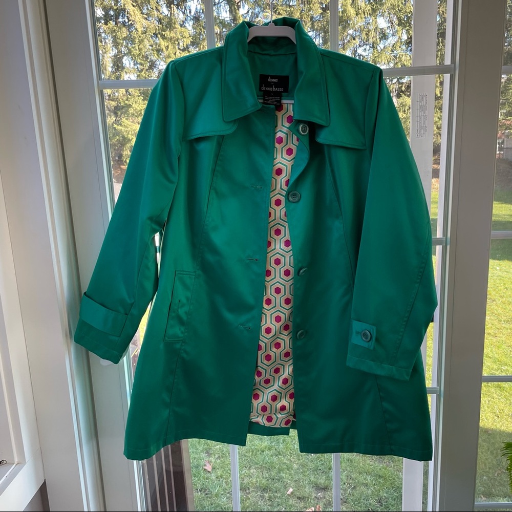Gorgeous green button up jacket